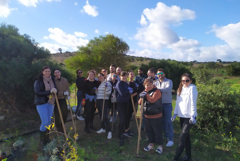 Tree Planting in Malta’s northern ‘Park tal-Majjistral’ in Mellieha